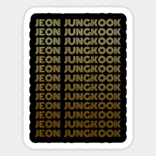 Jeon Jungkook - Jung Kook BTS Army Merchandise Sticker